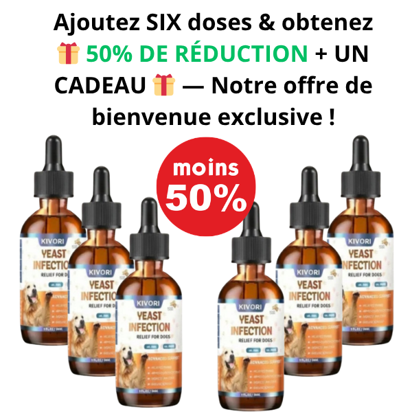 Ajoutez SIX doses & obtenez 🎁 50% DE RÉDUCTION + UN CADEAU 🎁 — Notre offre de bienvenue exclusive !